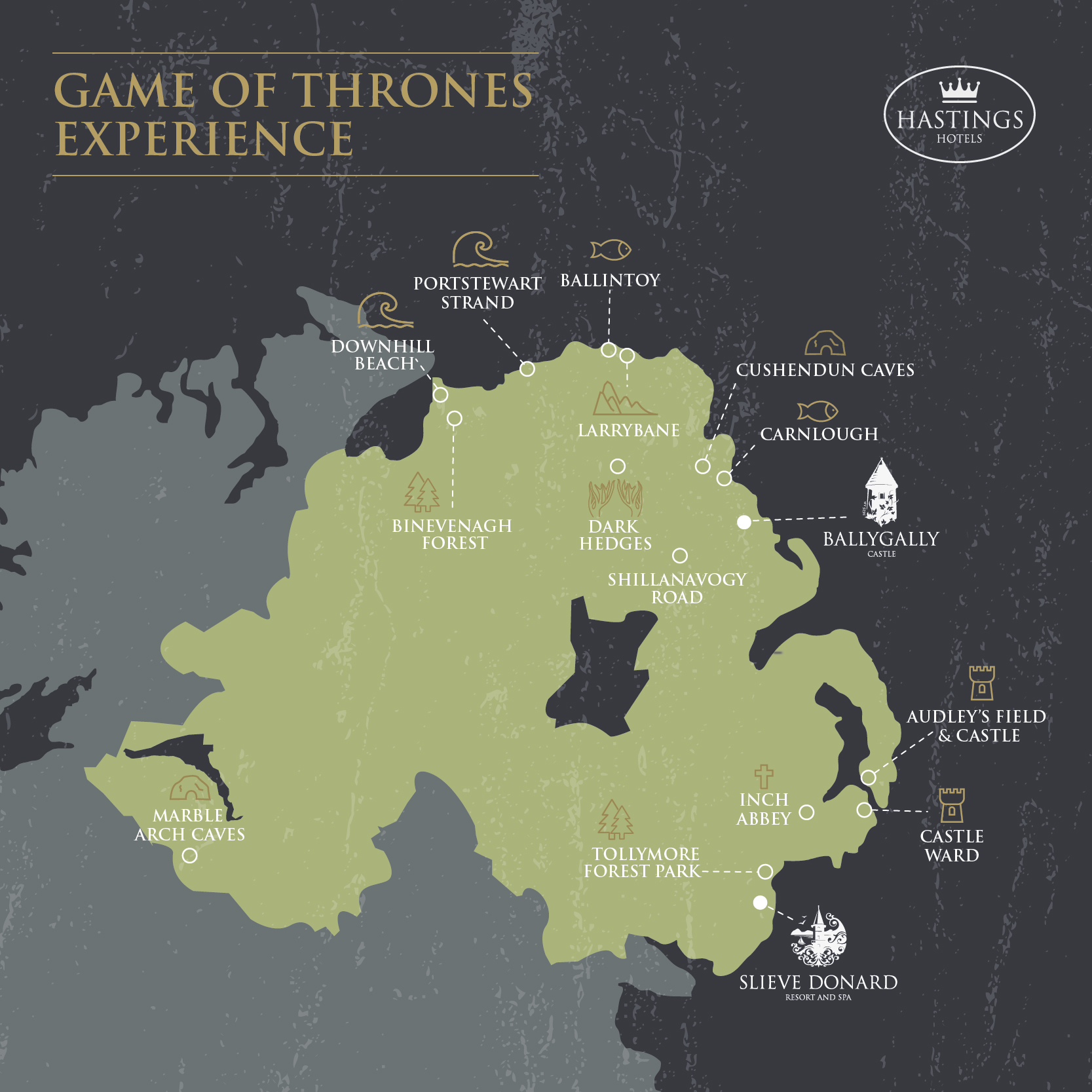 Game Of Thrones Filming Locations Northern Ireland Hastings Hotels